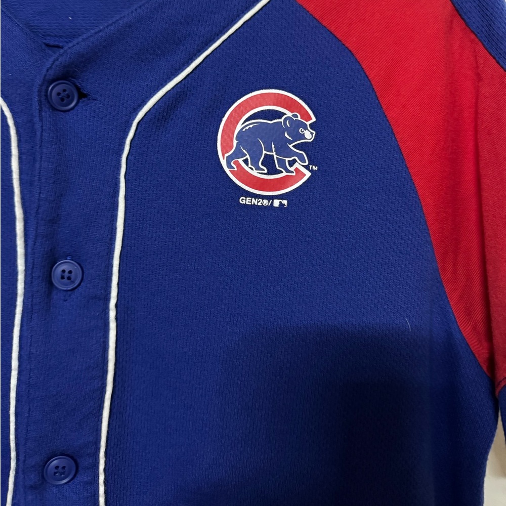 MLB Chicago Cubs jersey style button up